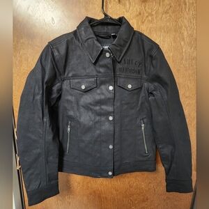 Harley Davidson Amalgam Modular System Trucker Riding Jacket Womens M